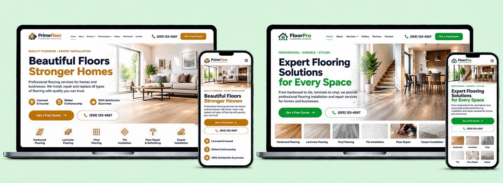 Flooring Website Design