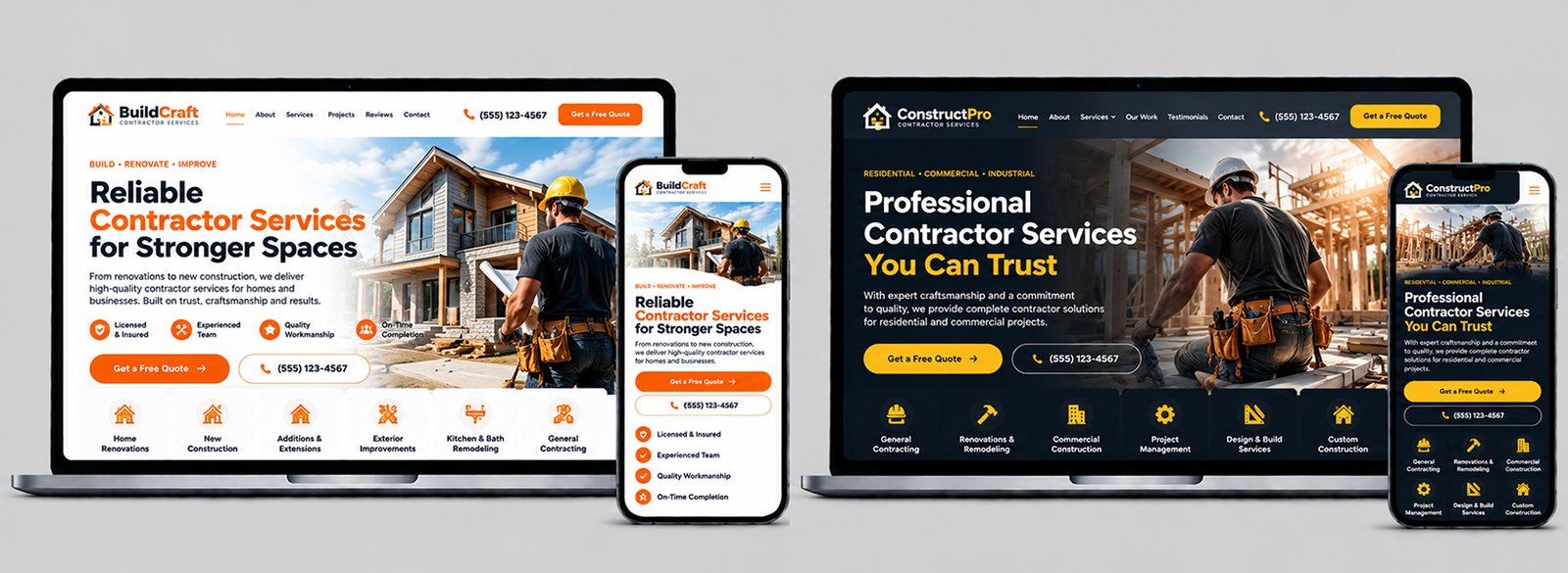 Website Design for Contractors